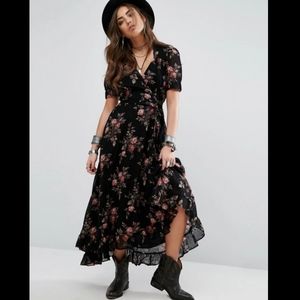 Asos Denim & Supply Floral Maxi Dress